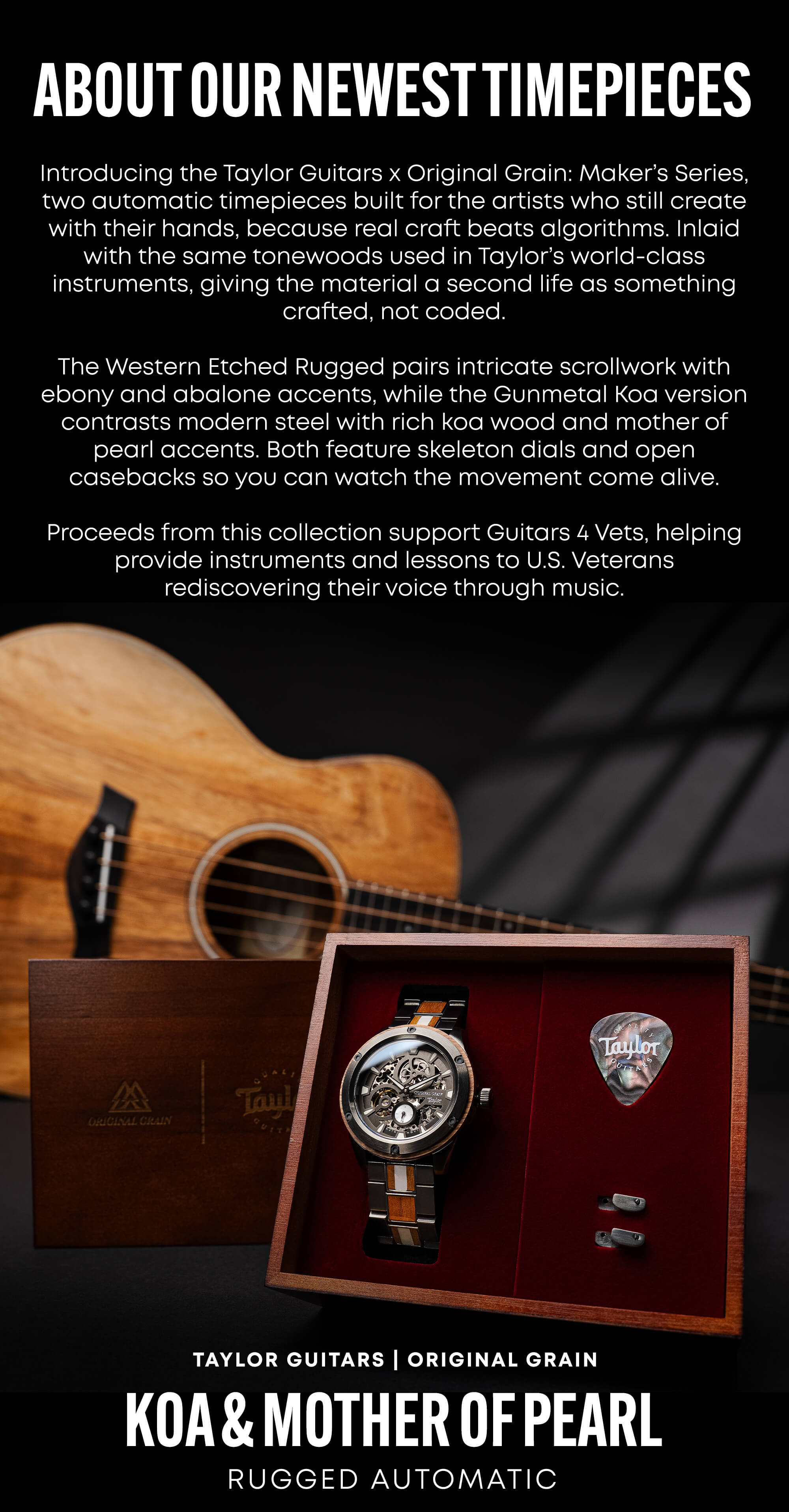 About our Newest Timepieces