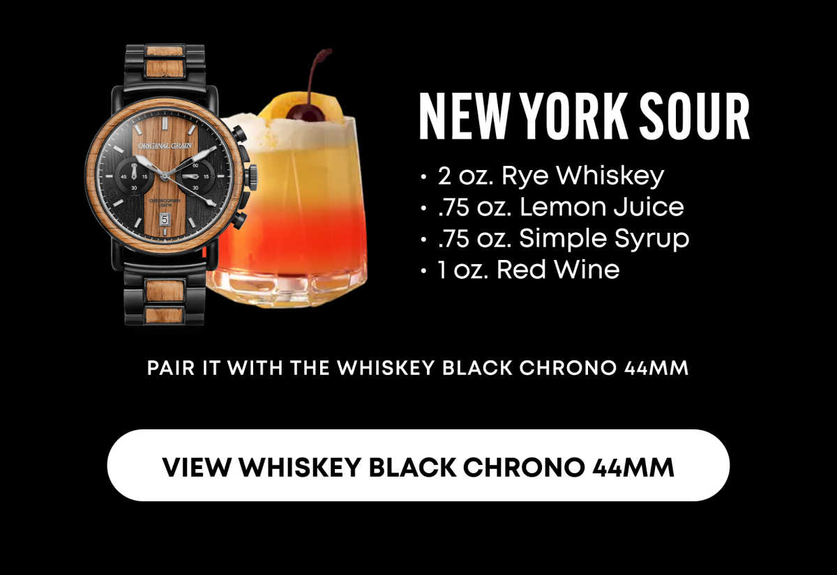 Whiskey Black Chrono 44mm