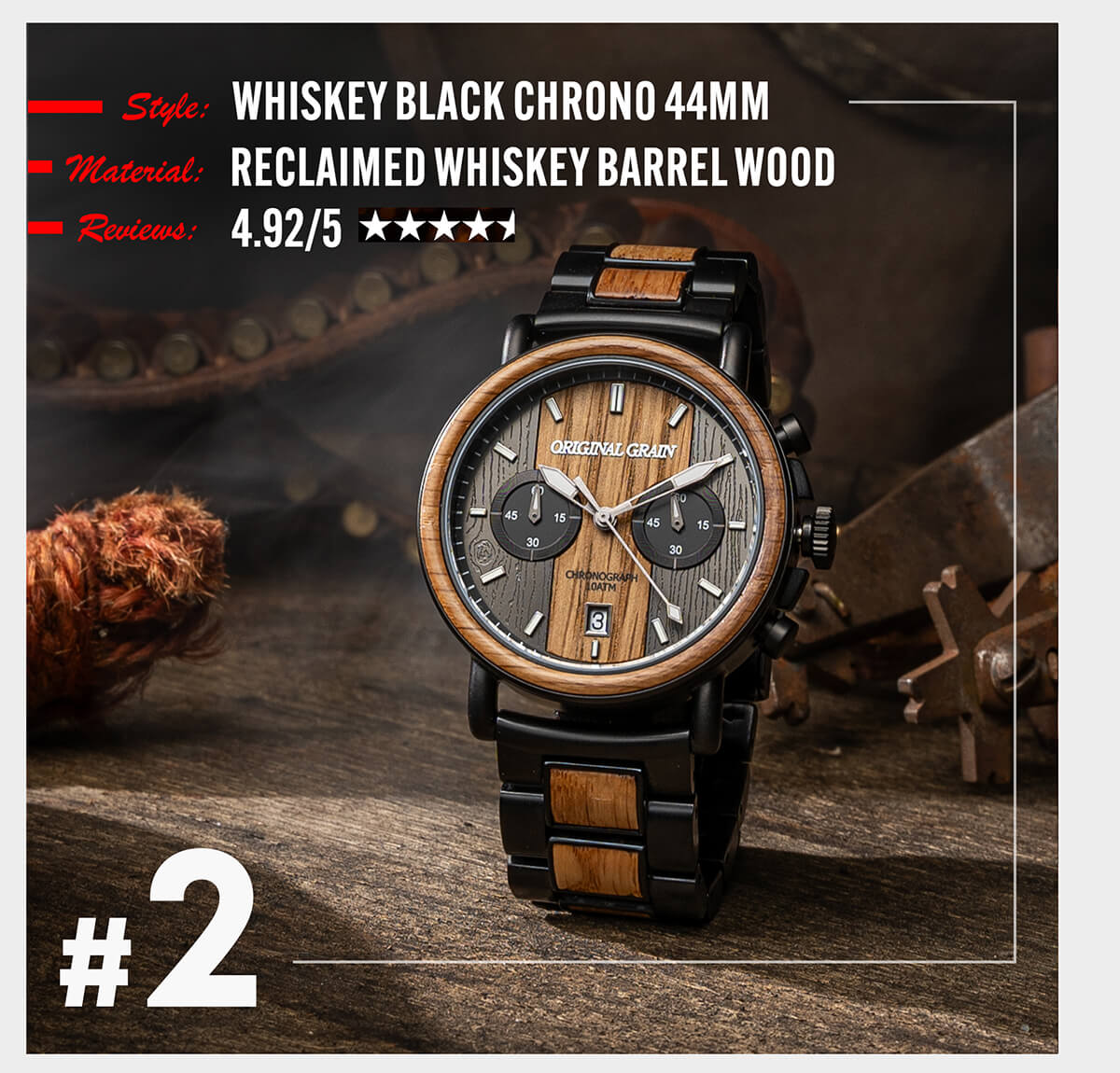 Whiskey Black Chrono