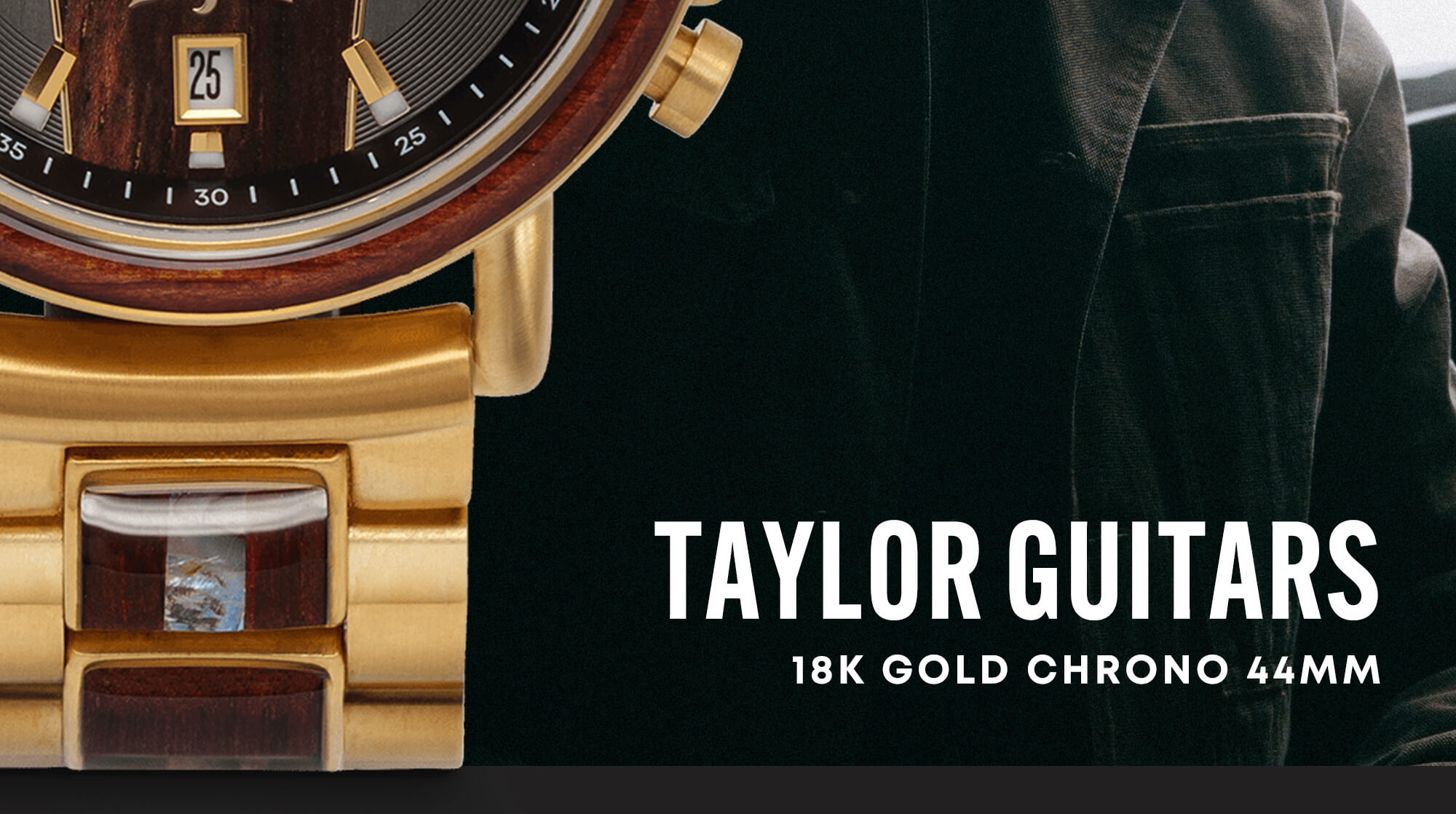 Taylor Guitars 18k Gold Chrono 44mm