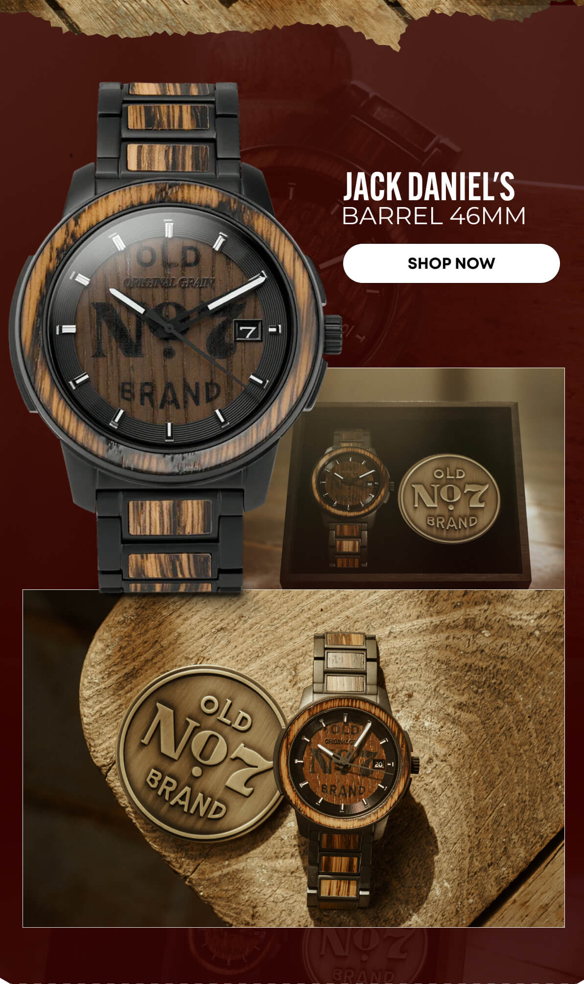 Jack Daniel's Barrel 46mm