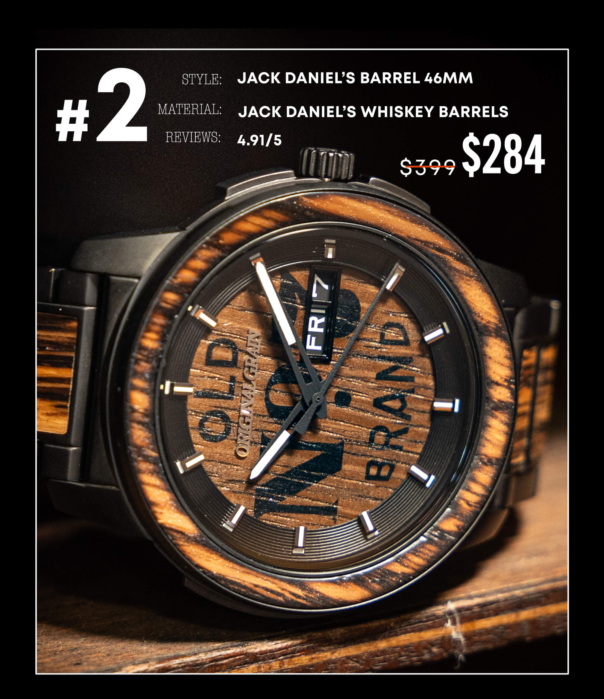 Jack Daniel's Barrel 46mm