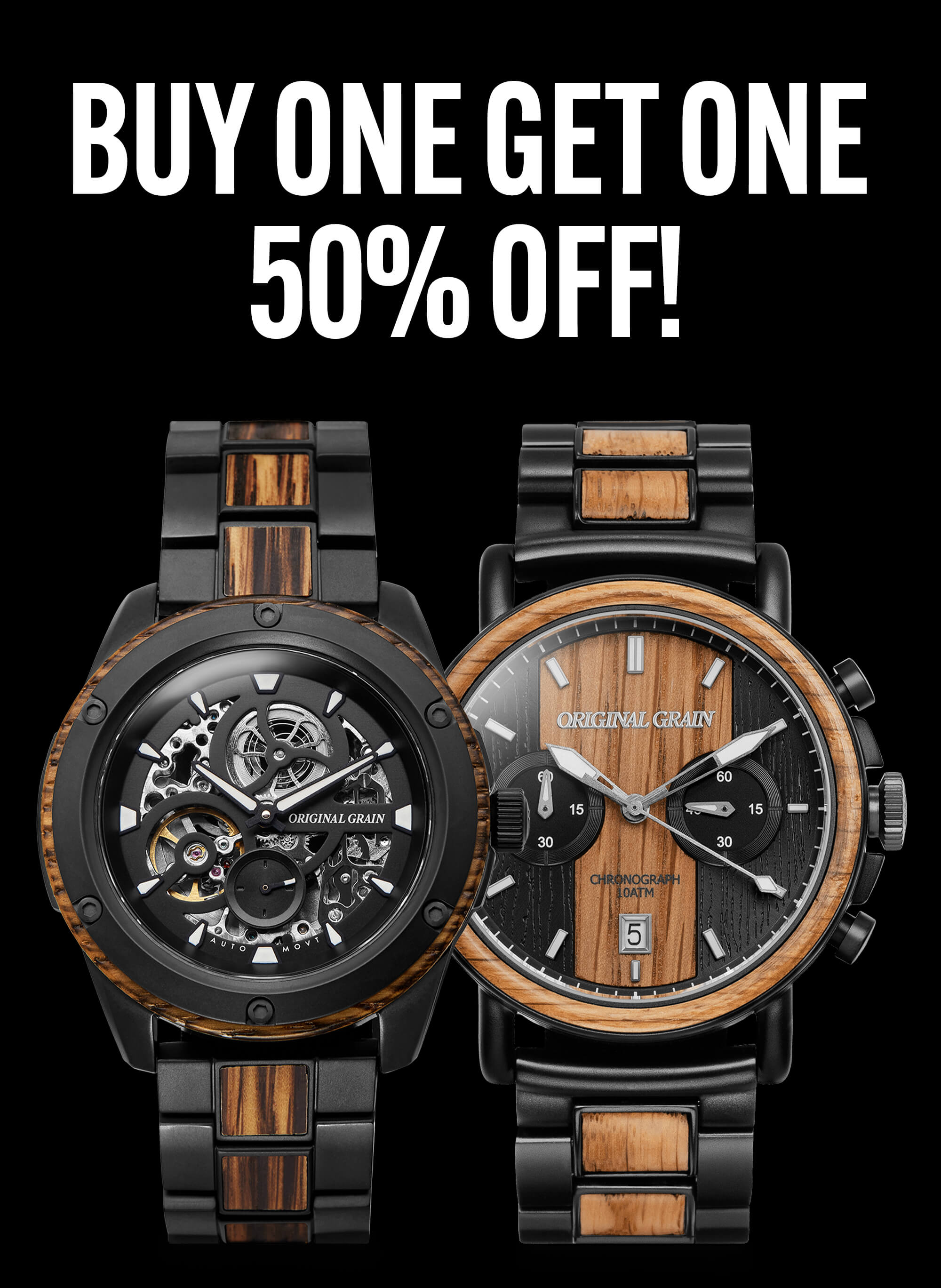 Buy One Get One 50% OFF!