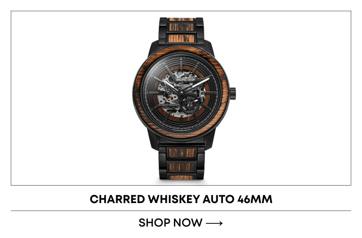 Charred Whiskey Auto 46mm