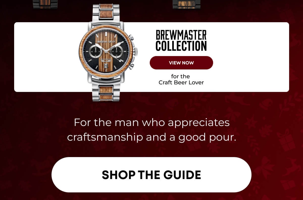 Craftsmanship and a good pour 