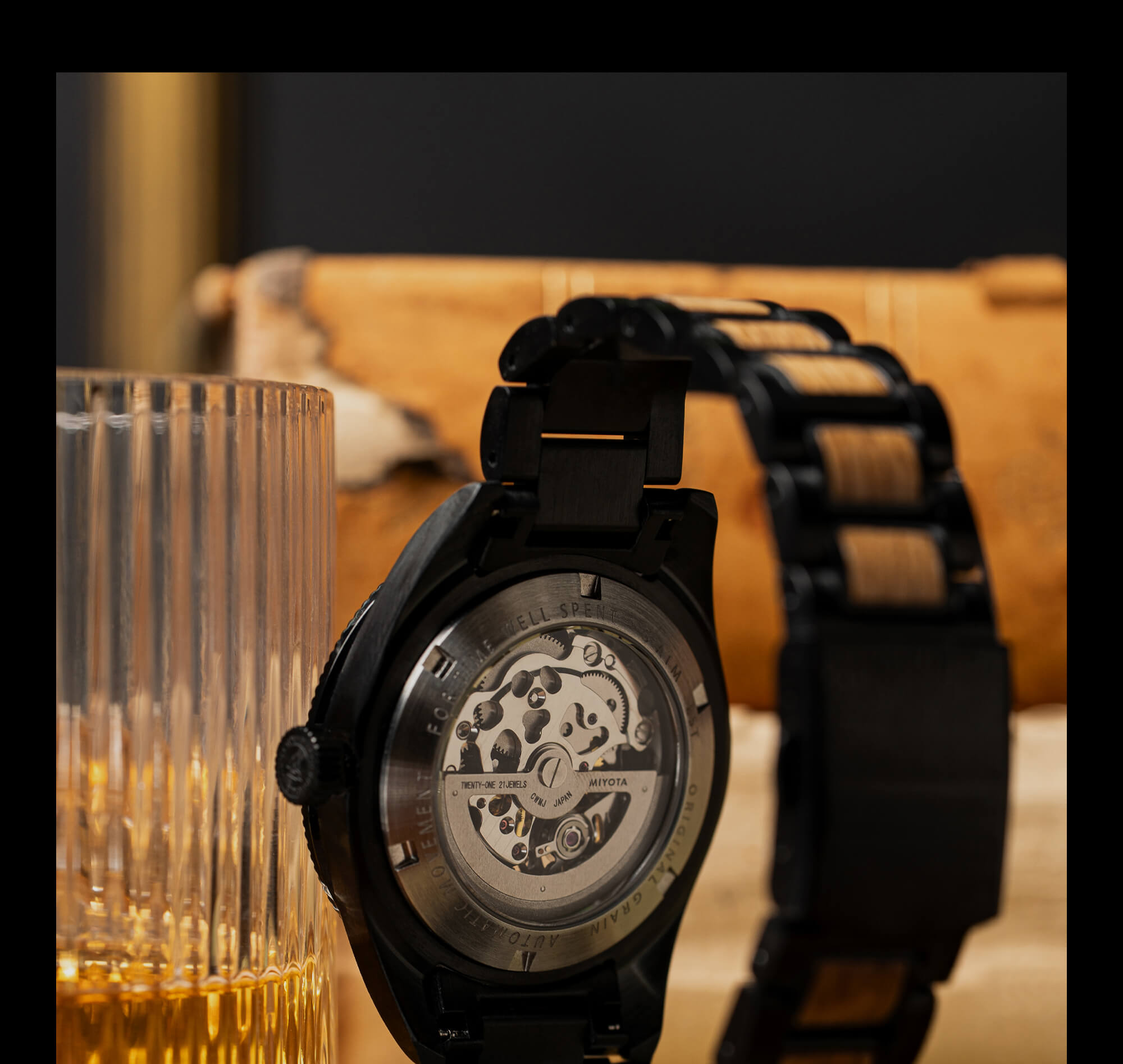 Whiskey Black Vintage Automatic 40mm
