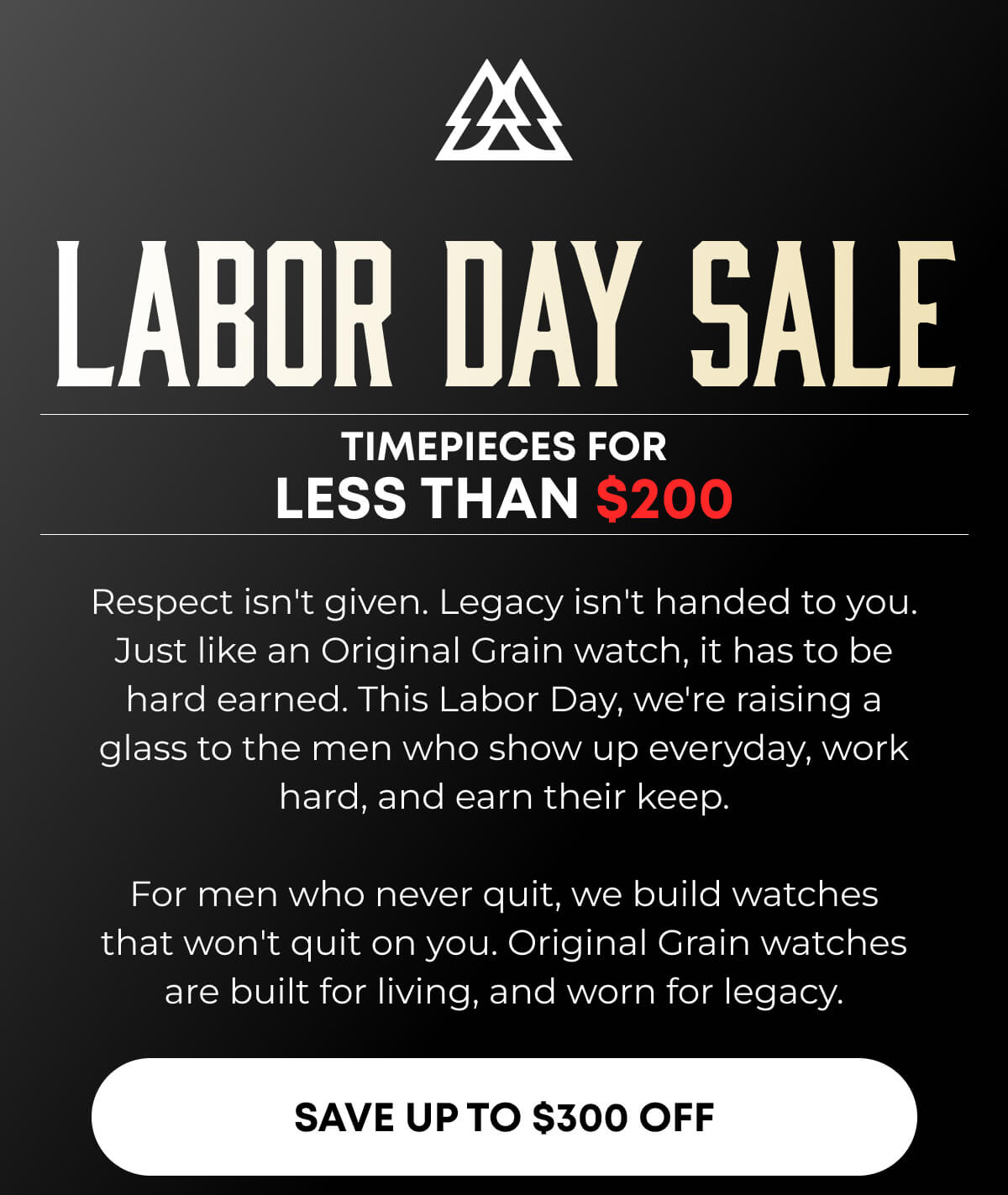 Labor Day Sale Under $200!