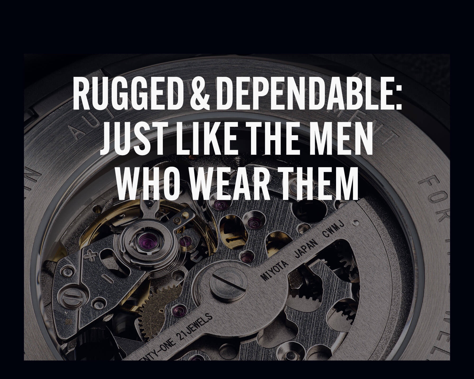 Rugged & Dependable!