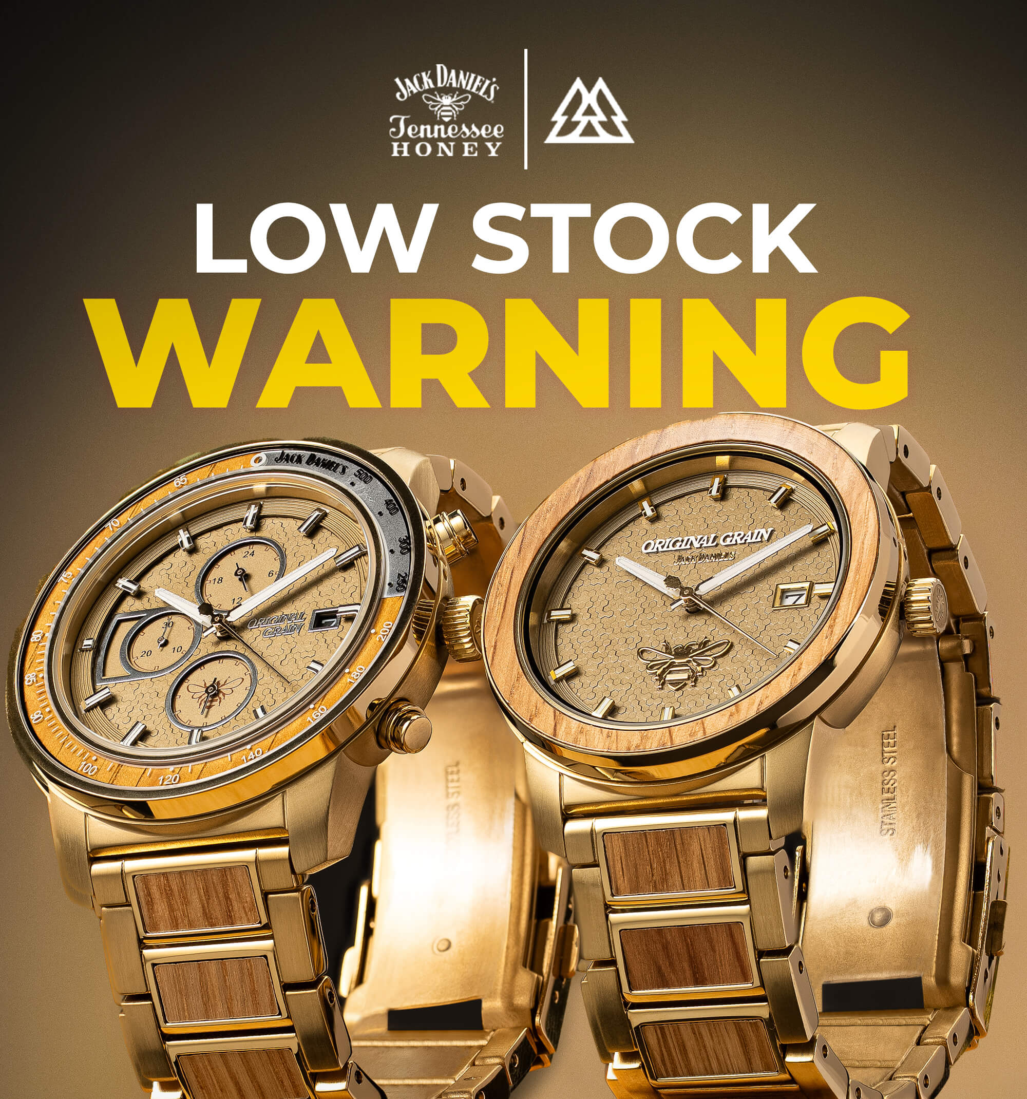 LOW STOCK WARNING