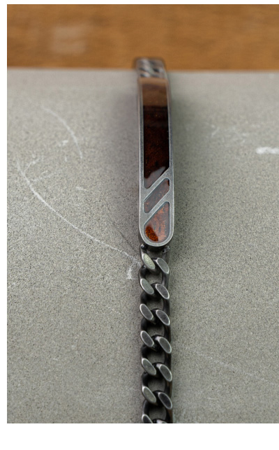 Koa Stonewashed Curb Bracelet