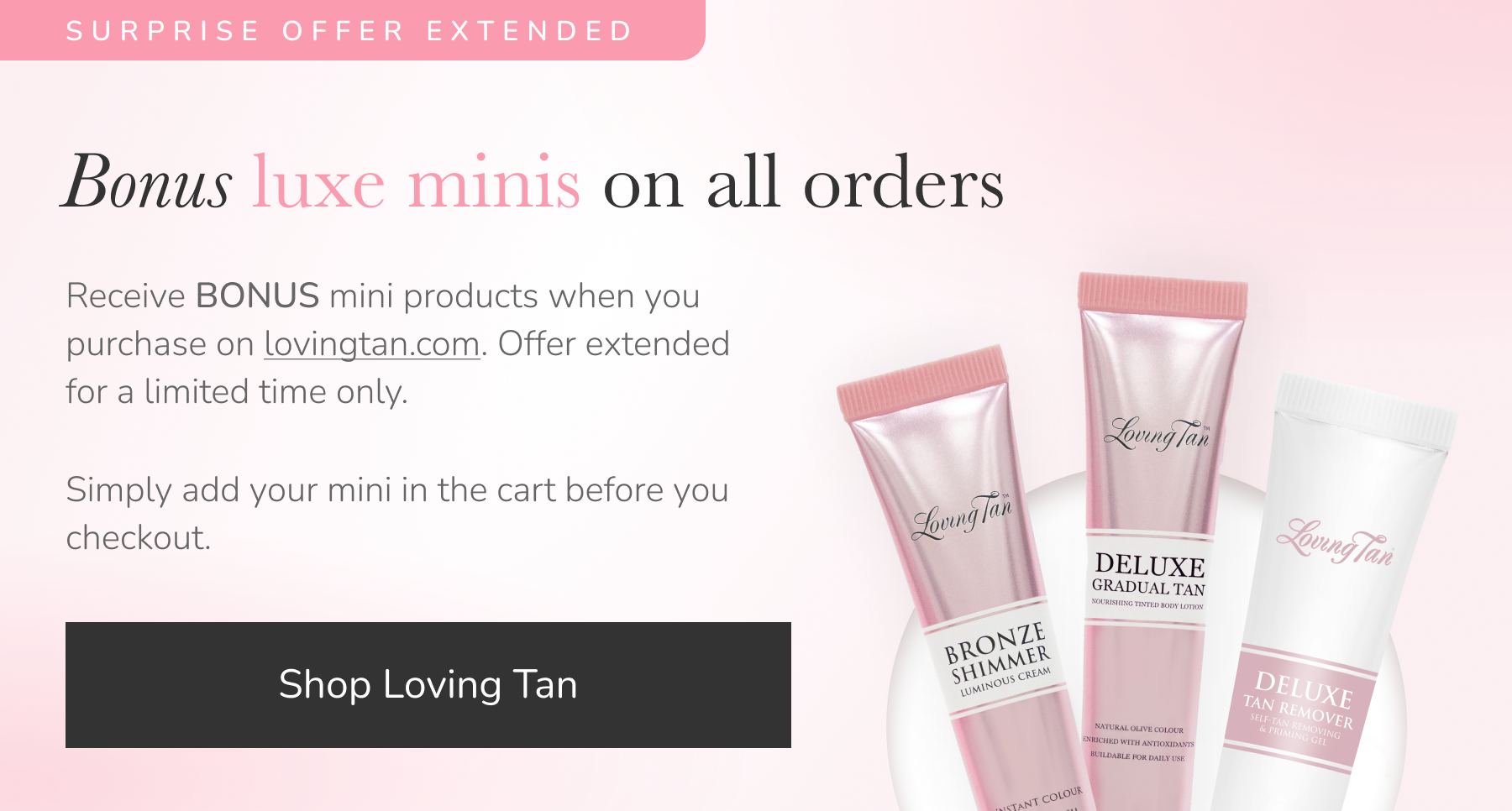 Your shade. Perfected for you. 💓 Loving Tan