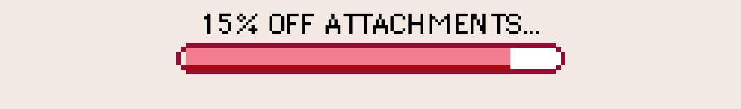 15% OFF PLATINUM ATTACHMENTS