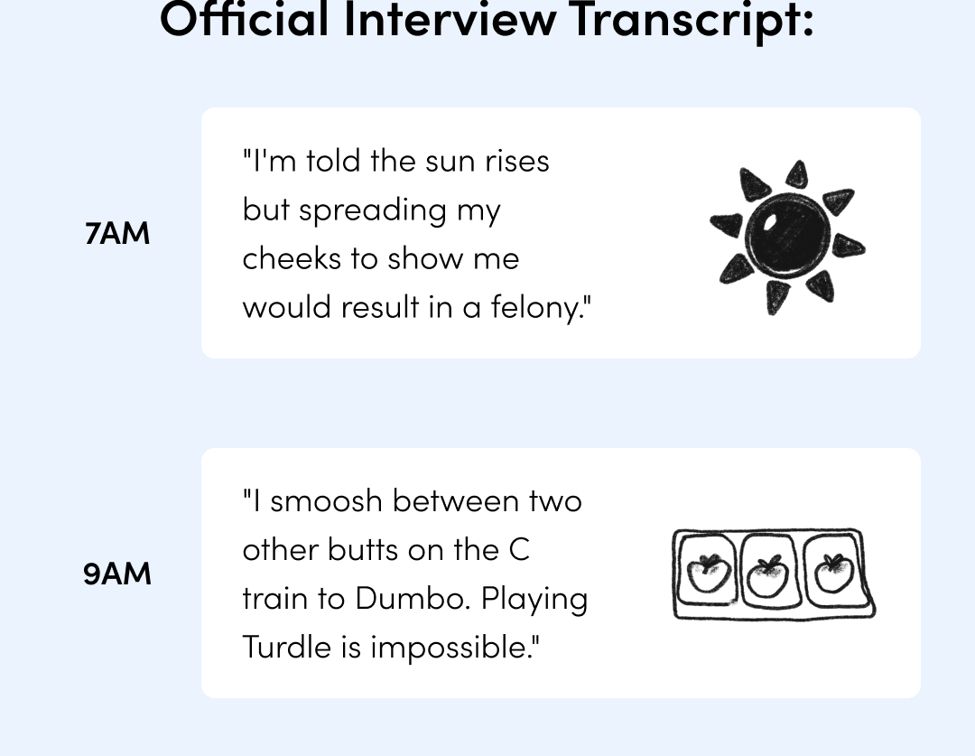 OFFICIAL INTERVIEW TRANSCRIPT