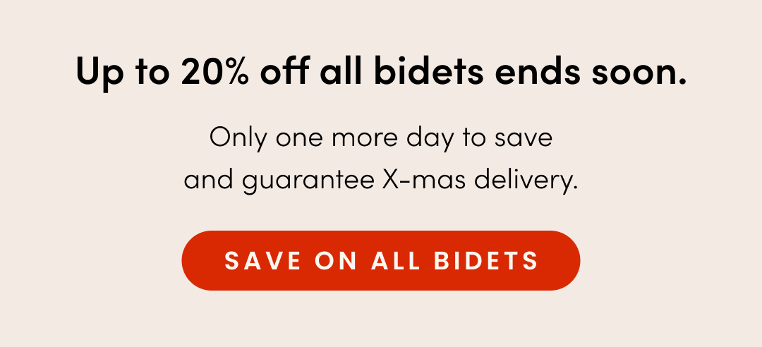 SAVE ON ALL BIDETS