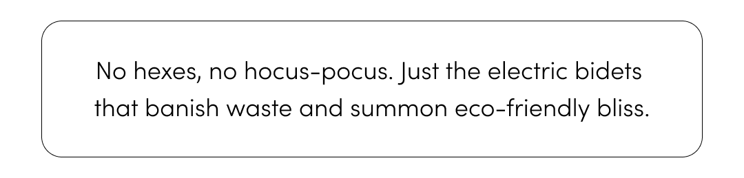 SHOP ELECTRIC BIDETS