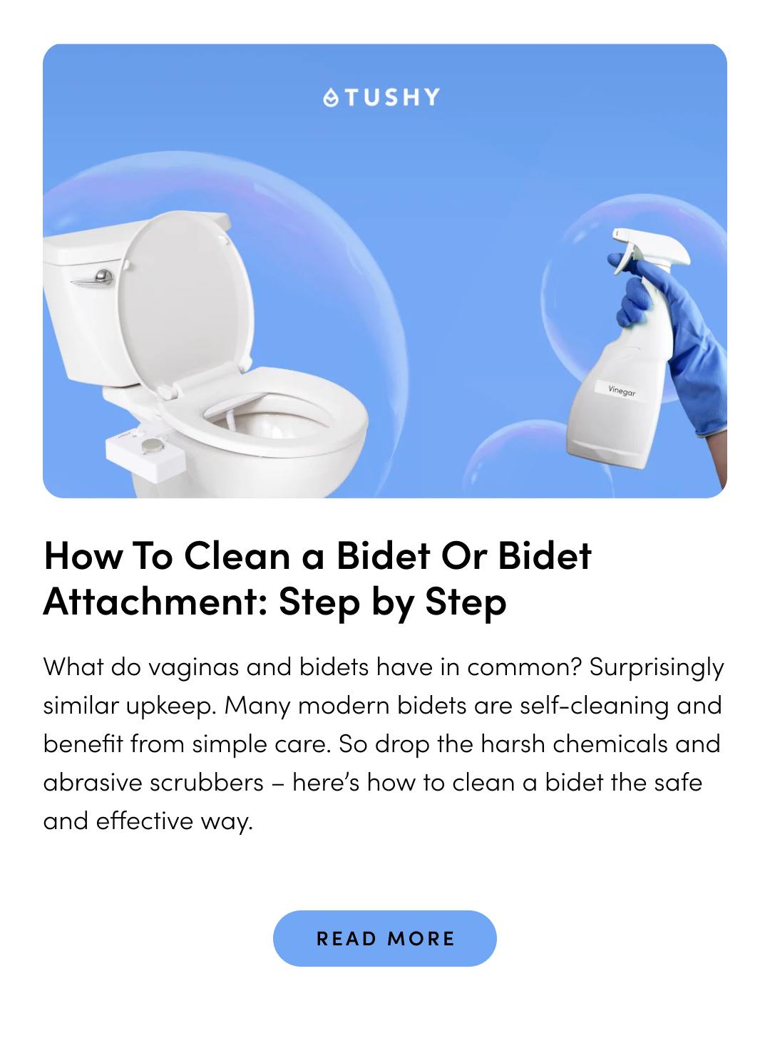 How To Clean a Bidet Or Bidet Attachment Tushy