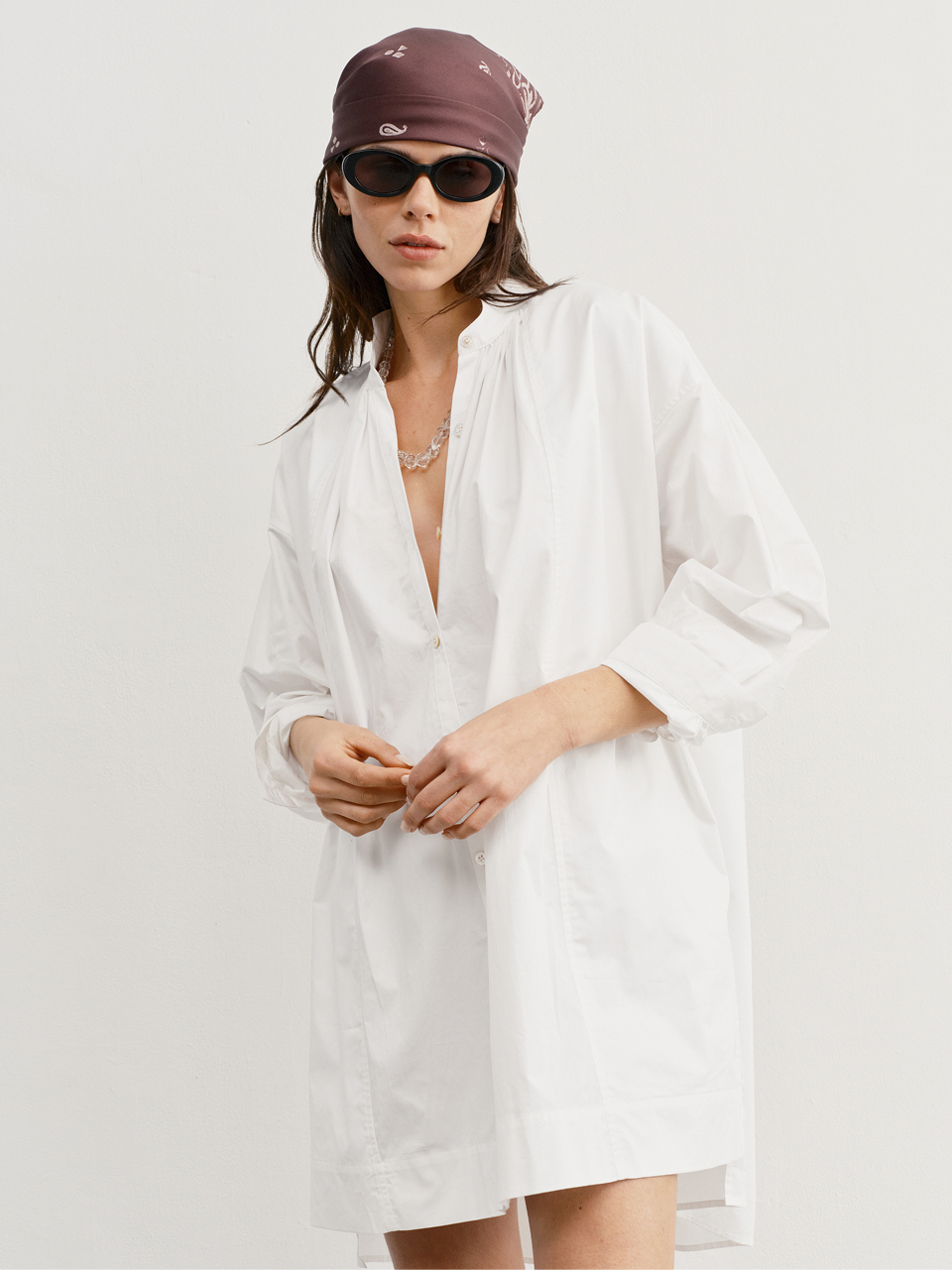 Introducing: The Tonic a cotton poplin dress.