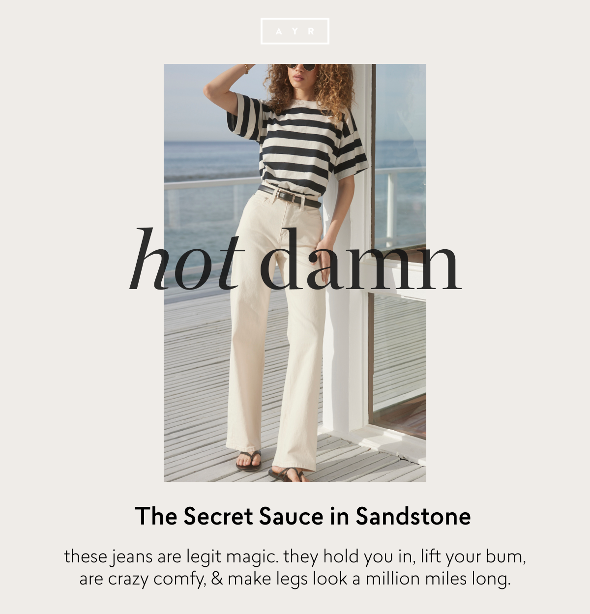 our bestselling wide leg jeans