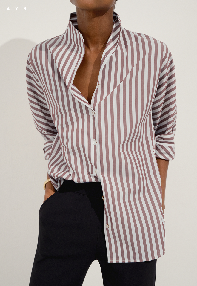 Introducing: The Tate shirt in Lambrusco. 