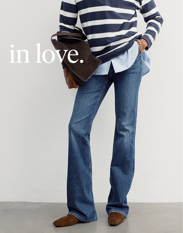 in love. introducing our new jean, the ray.