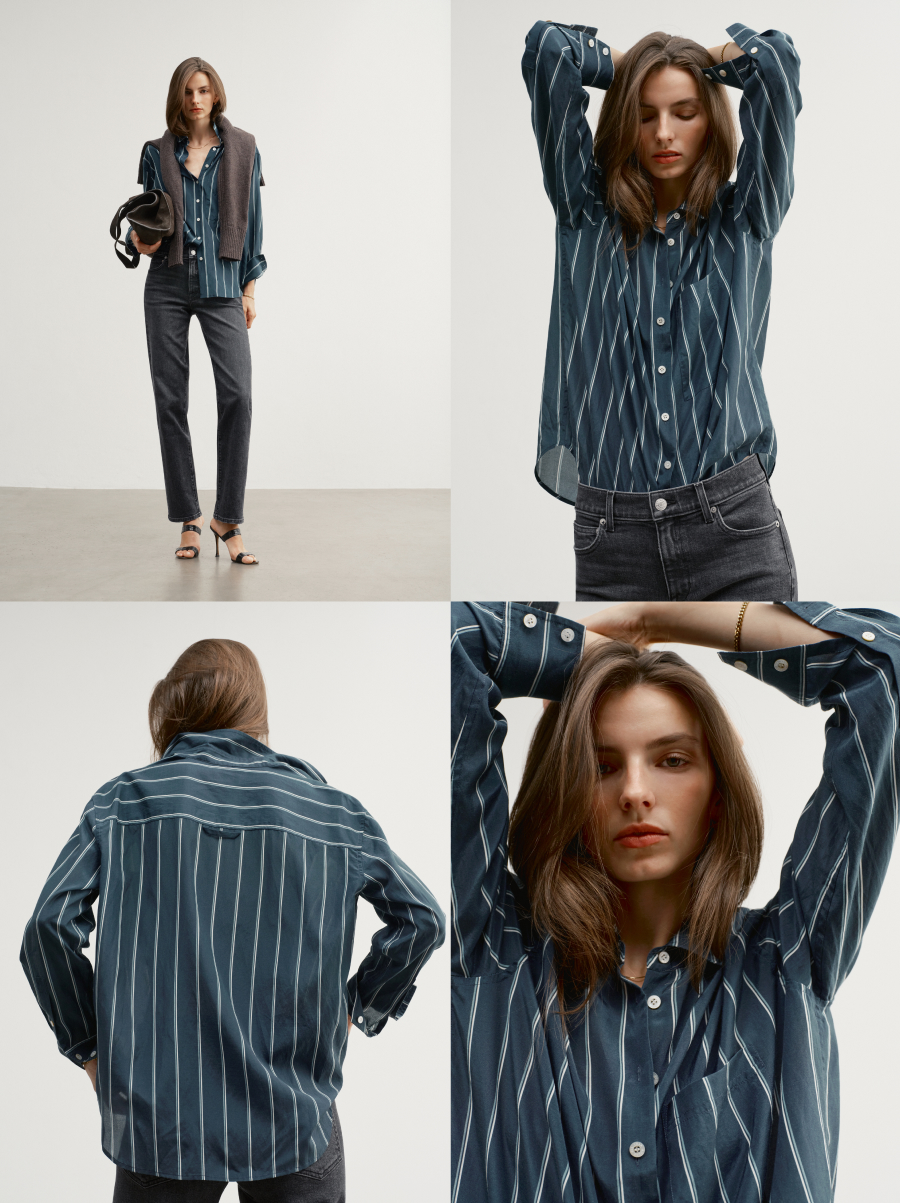 Cut from our signature, ultraluxe heavyweight silk with just a touch of stretch and a gorgeous drape.