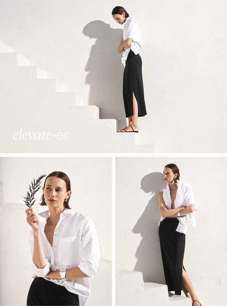 elevate-er. shop this skirt now.
