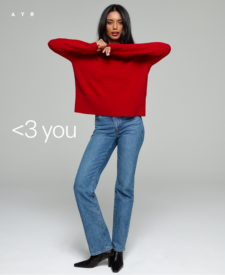 <3 you. the lofty softie sweater is selling out!