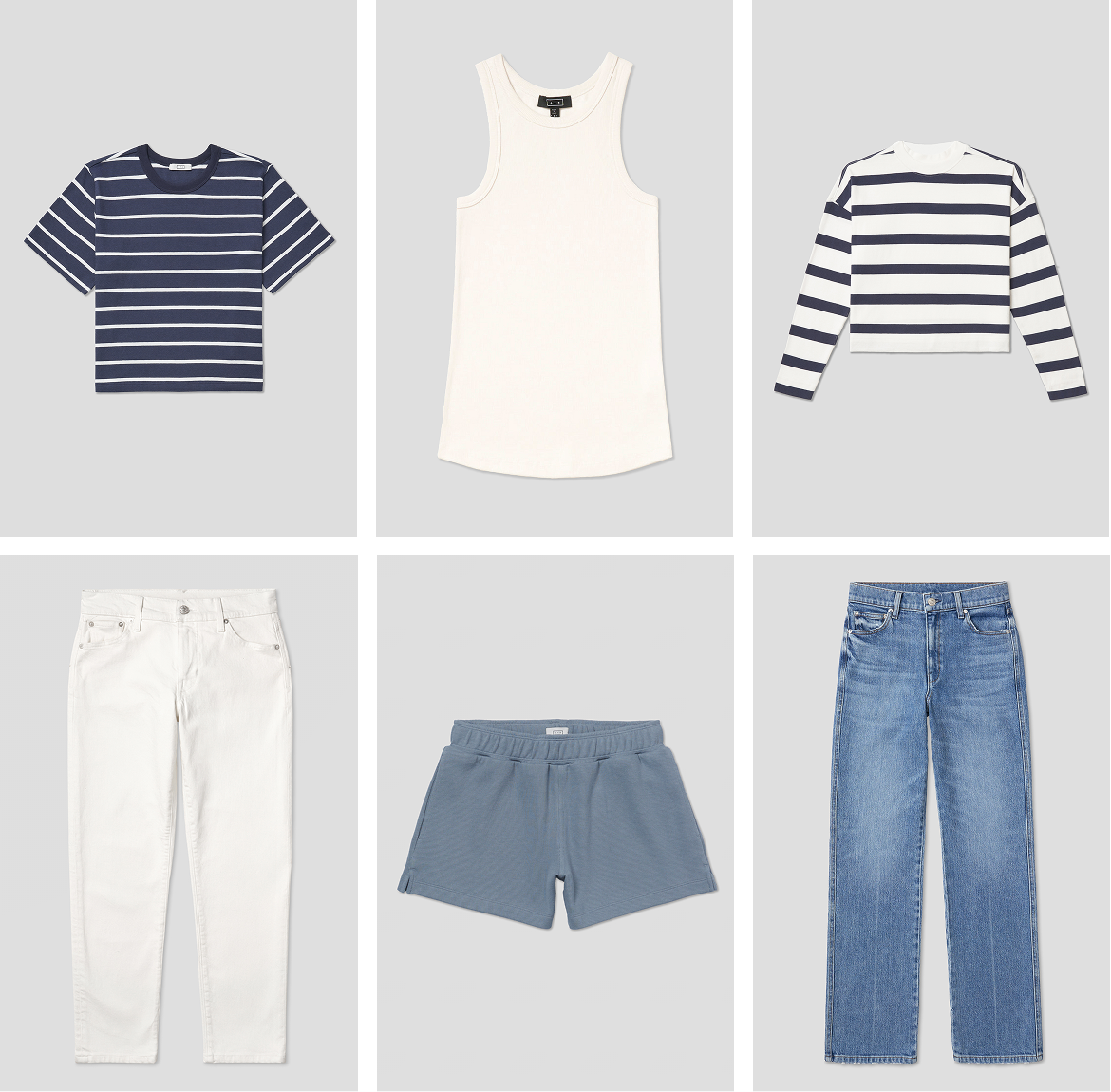 up to 60% off made in L.A. denim, cotton tees, tanks, shorts and more