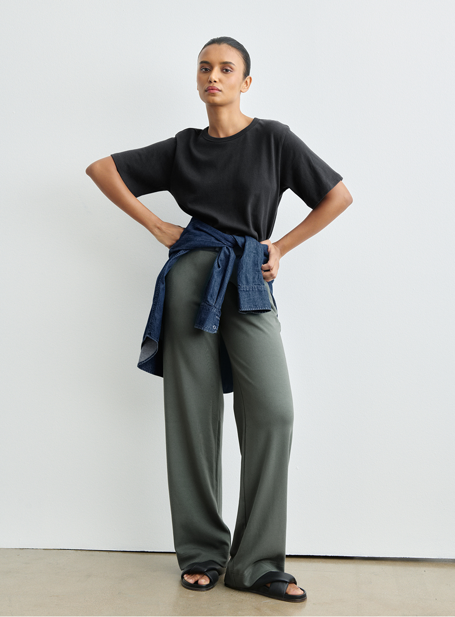 Soft, smooth, drapes like a dream, and looks good with everything. 