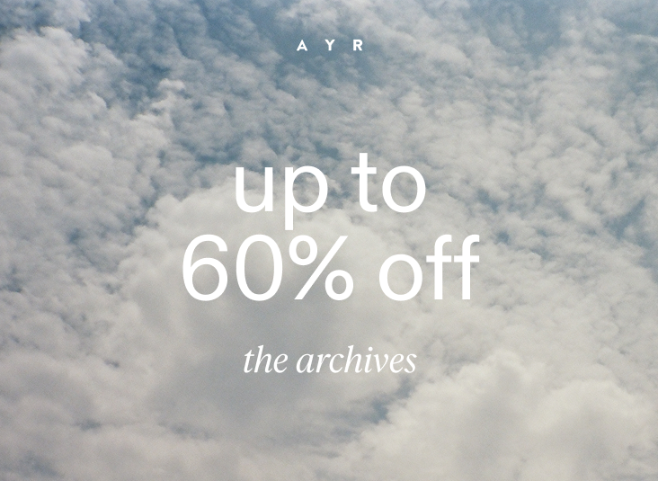 up to 60% off the archives. 