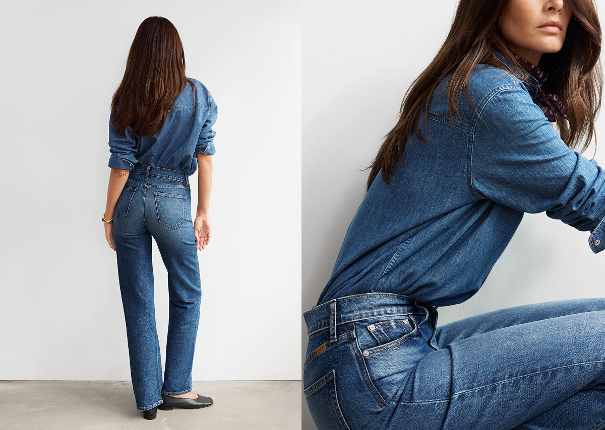 Shown in Stoked: A medium dark wash with a heritage feel.