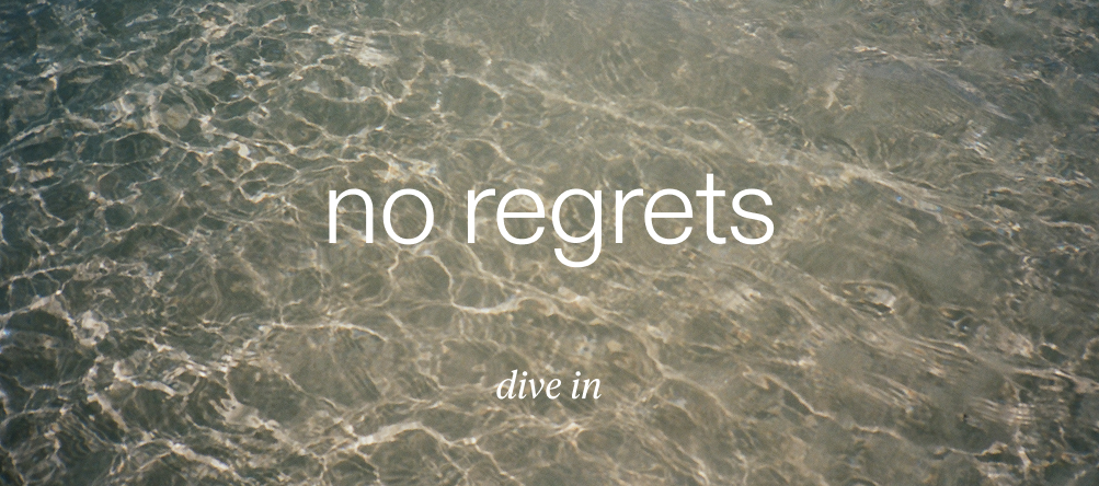 no regrets. dive in. shop our final sale now.