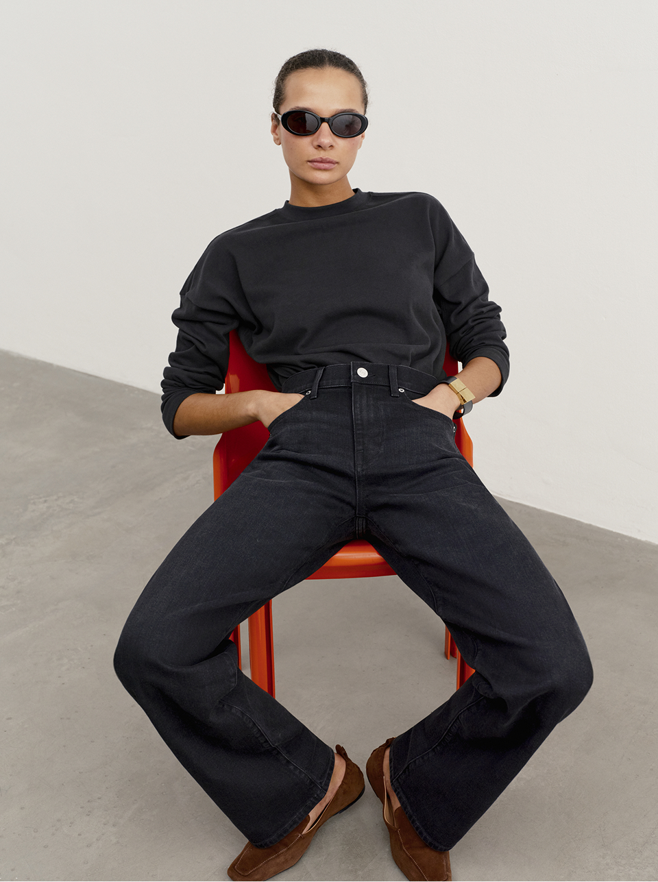 Very of the moment. The new model-off-duty style. Made in L.A.
