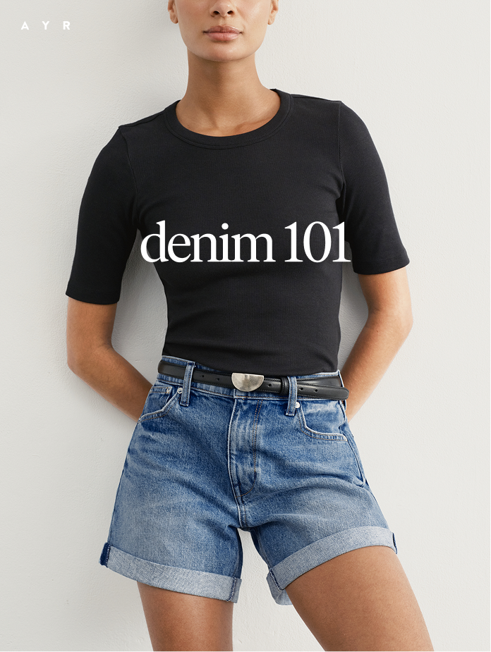 denim 101. introducing: the lost weekend denim short.