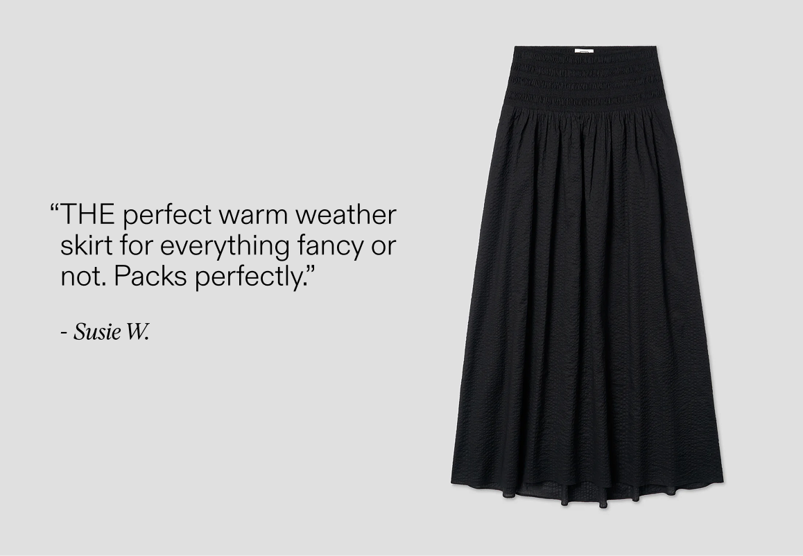 Susie W says, "THE perfect warm weather skirt..."