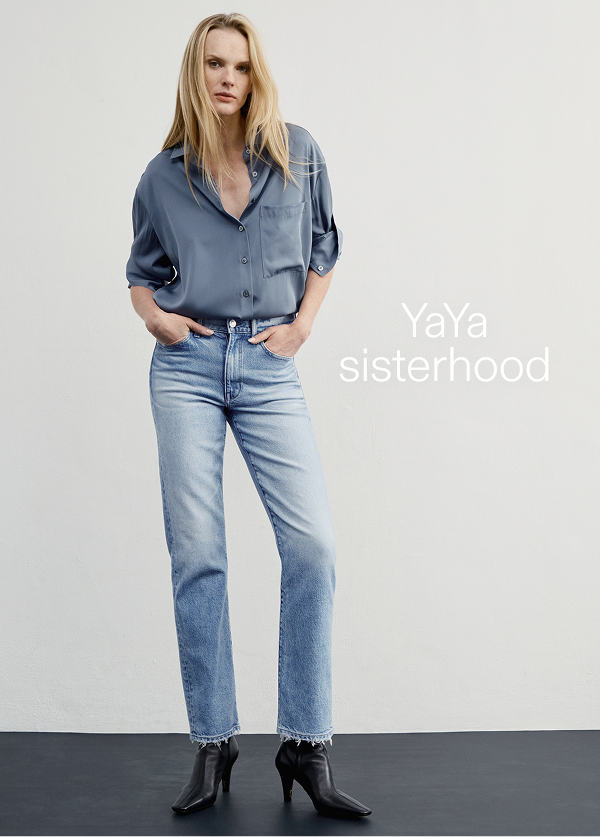 yaya sisterhood. shop the yaya jean now.