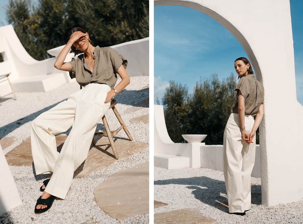 The ultimate summer pants. Laidback elegance. 