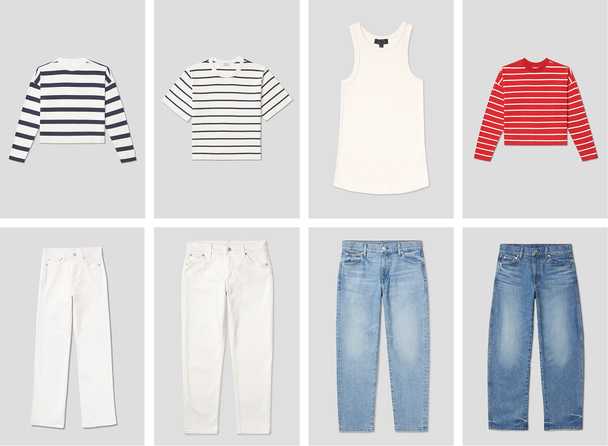 womenswear is up to 60% off. premium denim, 100% cotton tees...