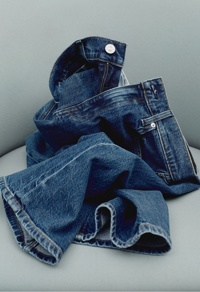 Denim made in Los Angeles.