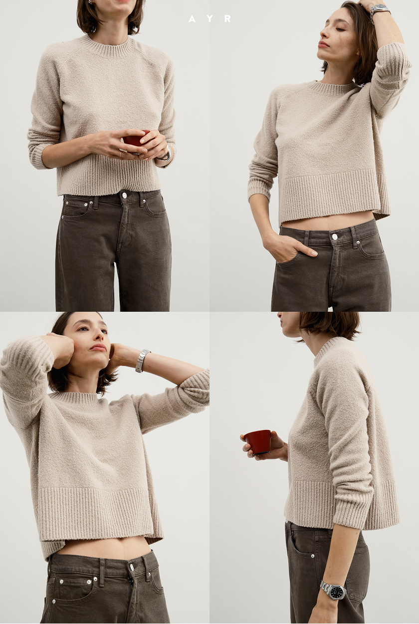 The softest sweater in the world. Knit from our cult classic Softie Yarn™: a bouncy, lofty Italian cotton blend. 