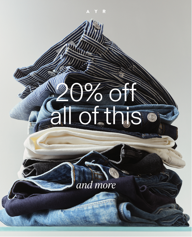 20% off all of this. and more! shop now