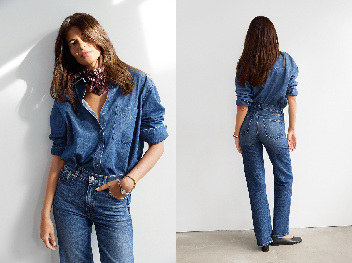 Shown in Stoked wash. Premium denim with the perfect amount of stretch. Made in L.A.