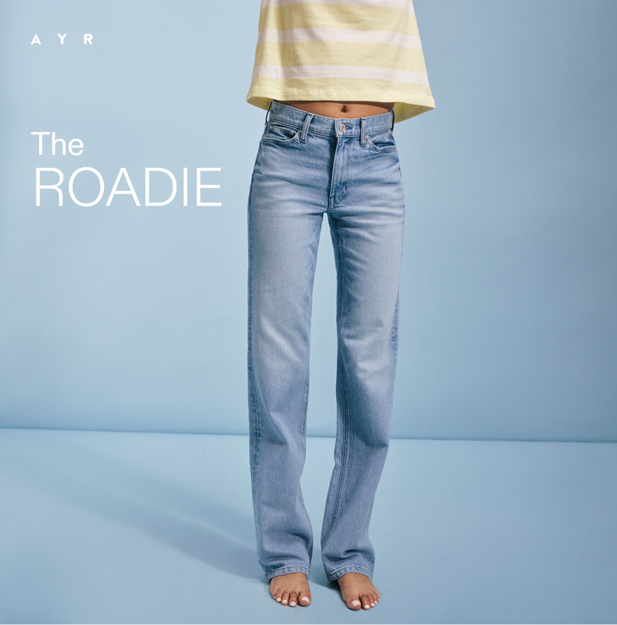 The Roadie jean, like vintage but better. 