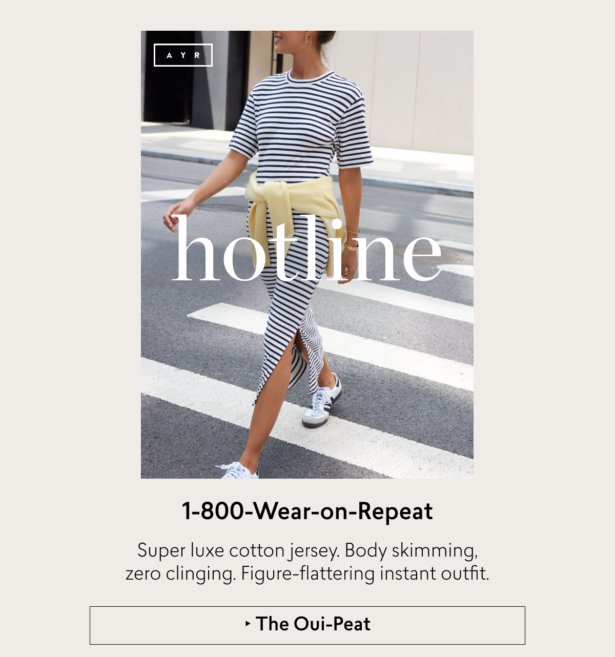 works for the work week, too