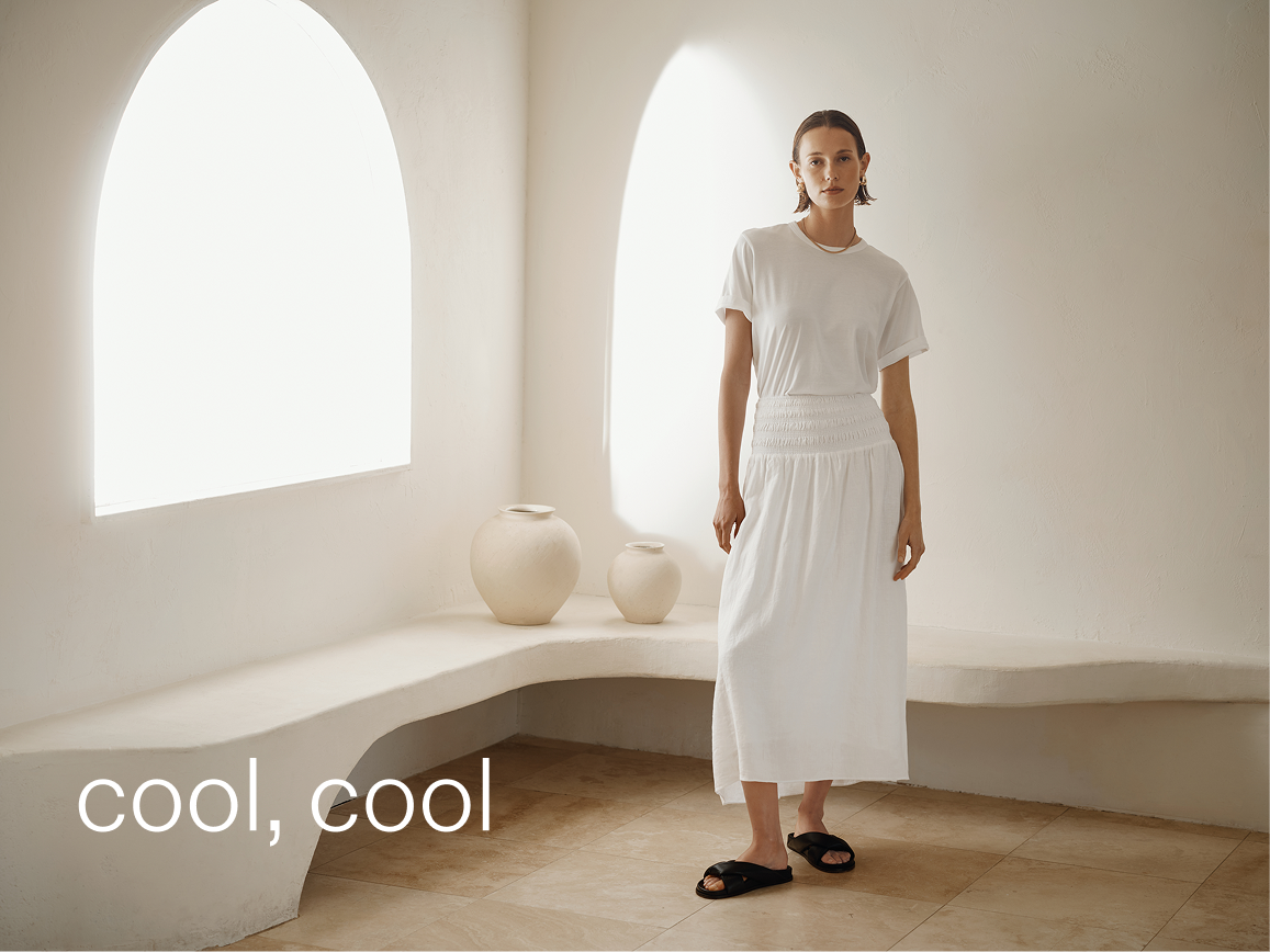 cool, cool. shop the afterglow skirt now