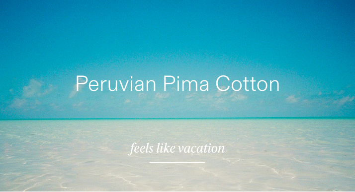 Made from our delightfully soft, stretchy, holds-you-innie blend of Peruvian Pima cotton