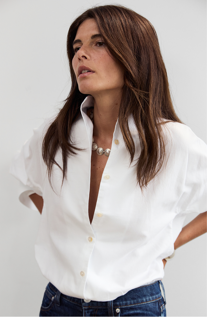 The Tate. Premium Women's Oxford Cotton Shirt.