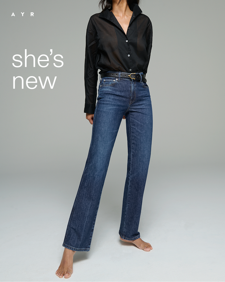 she's new. the legend jean in skyscraper. shop now!