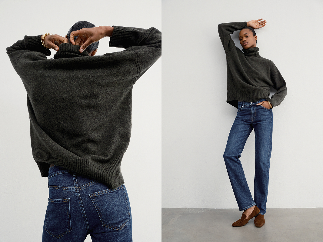 Shown in Fern Gully. Your new favorite winter sweater. 