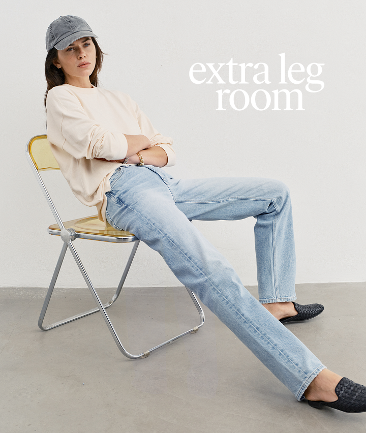 extra leg room. shop the bud jean.